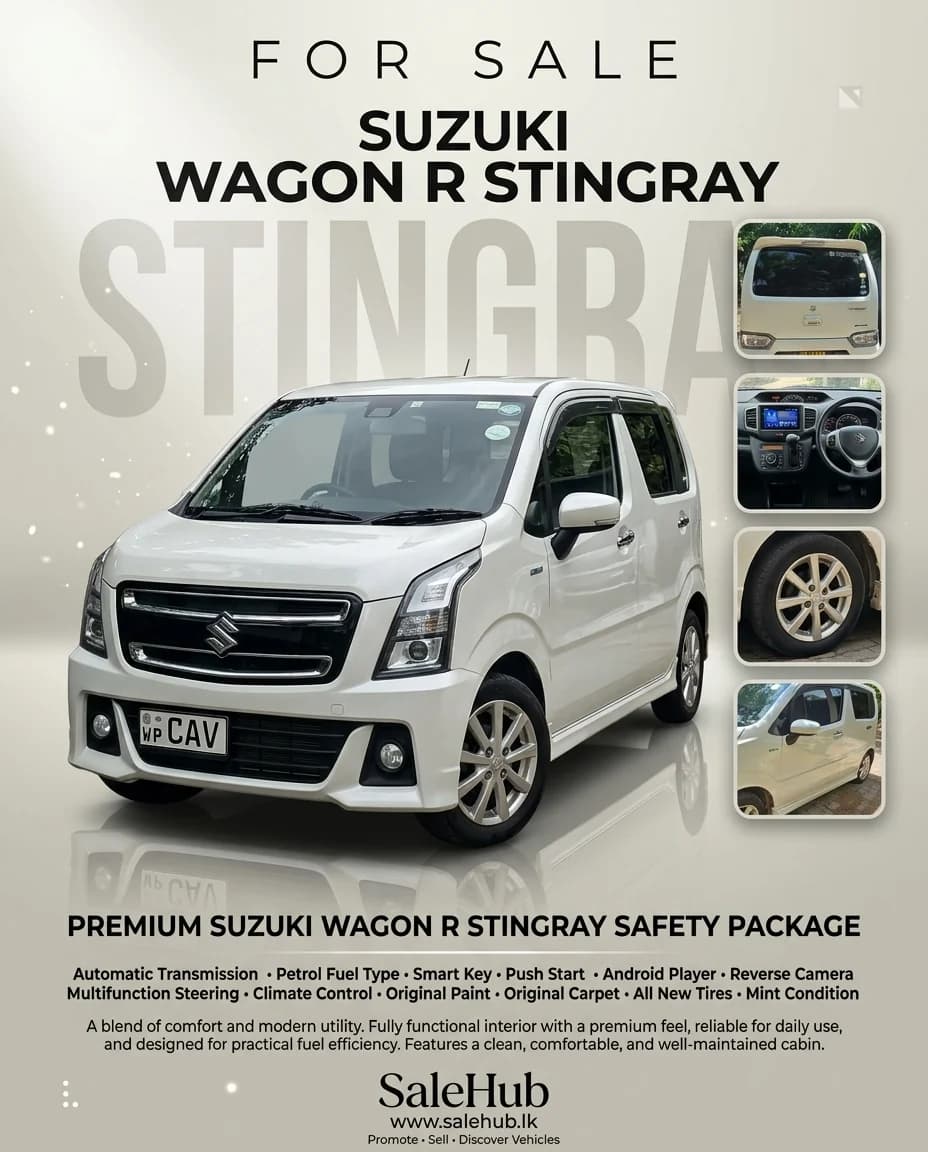 2017 Suzuki Wagon R Stingray for sale in Panadura, Sri Lanka