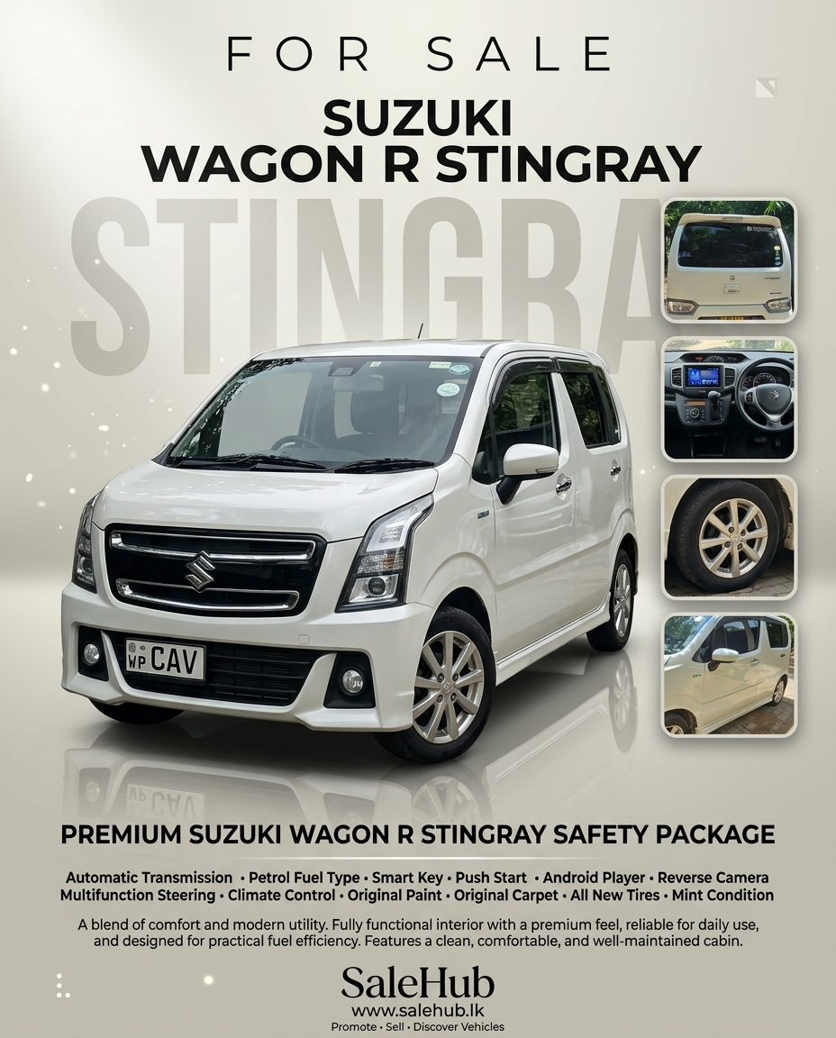 Suzuki Wagon R Stingray 2017 Safety Package - photo 1