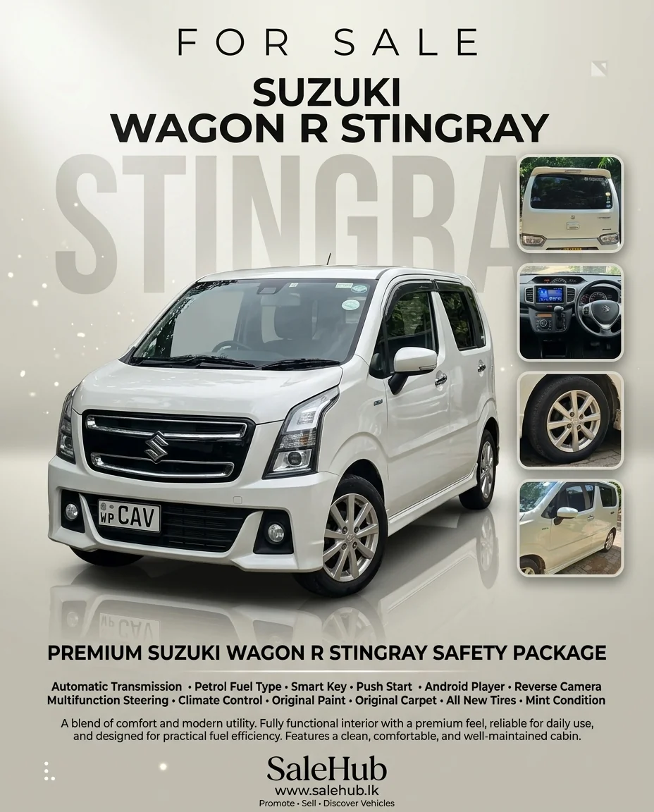 Suzuki Wagon R Stingray 2017 Safety Package - photo 1