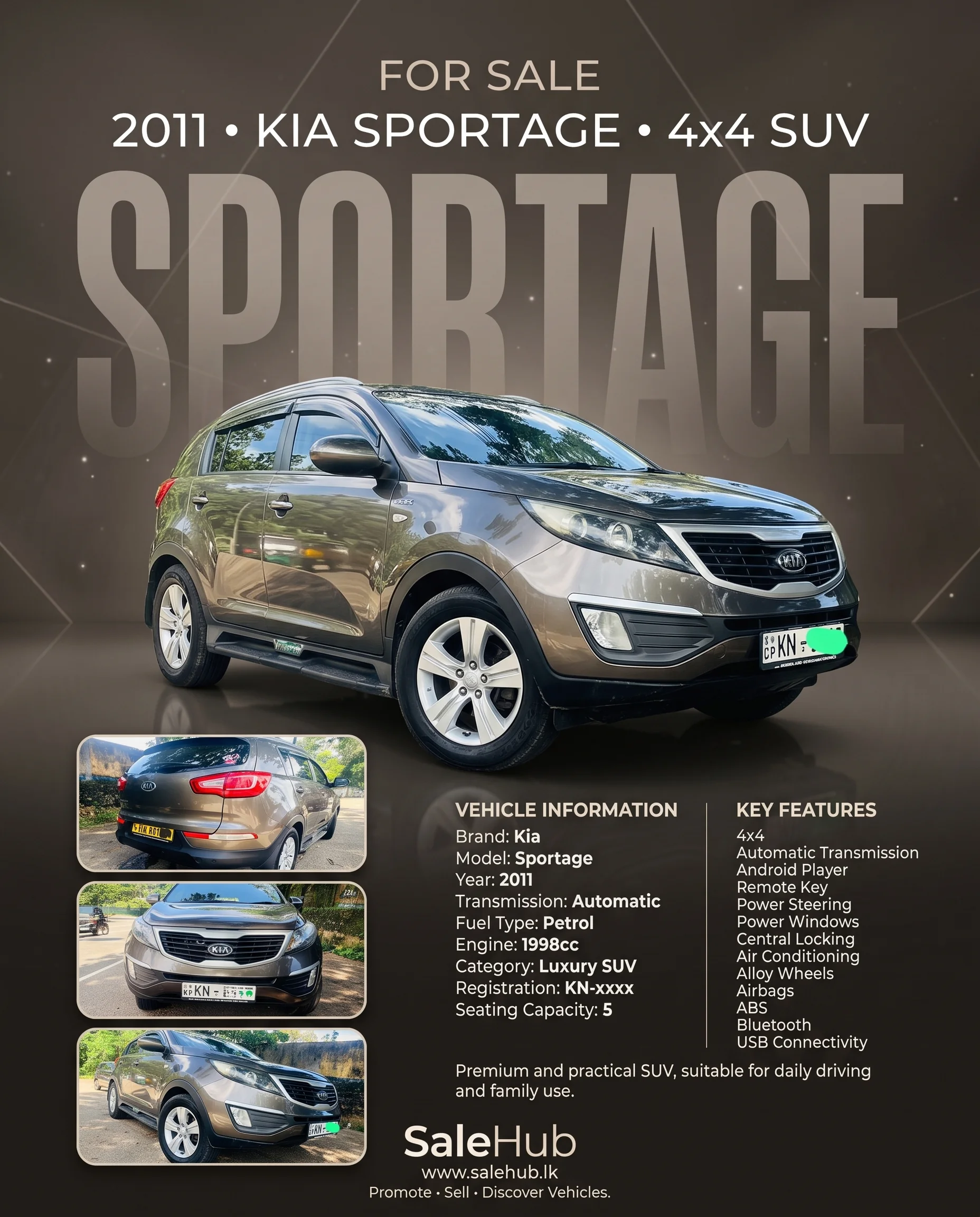 Kia Sportage 4x4 2011 - photo 1
